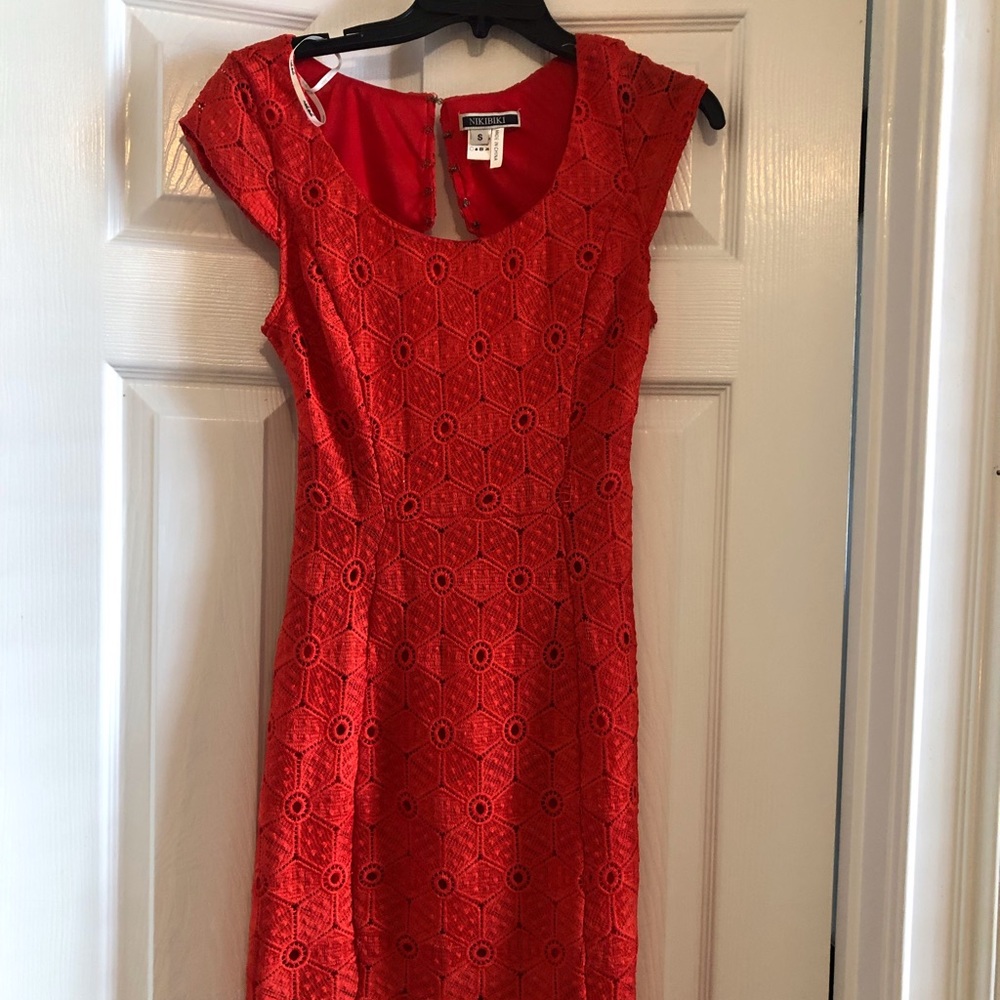 Short Red Lace Dress